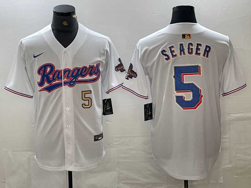 Men's Texas Rangers #5 Corey Seager Number White 2023 World Series Champions Cool Base Jerseys,We sell and wholesale Men's Texas Rangers #5 Corey Seager Number White 2023 World Series Champions Cool Base Jerseys on line form chian!